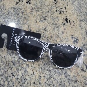 Twenty One Pilots Zebra Print Rider Sunglasses